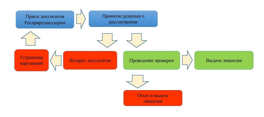 Лицензирование предпринимательской деятельности схема